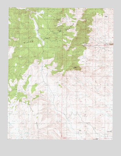 Mohawk Mine, NV USGS Topographic Map