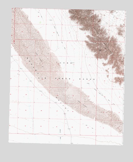 Mohawk Mountains SW, AZ USGS Topographic Map