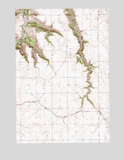 Mohler, ID USGS Topographic Map
