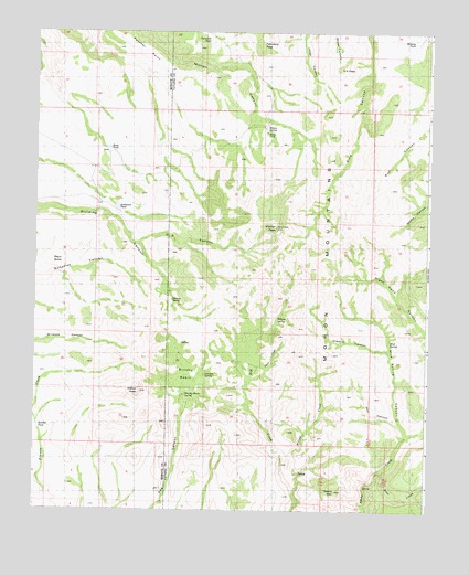 Mohon Peak, AZ USGS Topographic Map