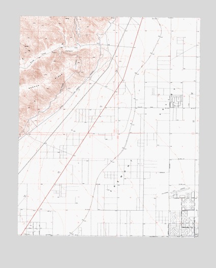 Mojave NE, CA USGS Topographic Map