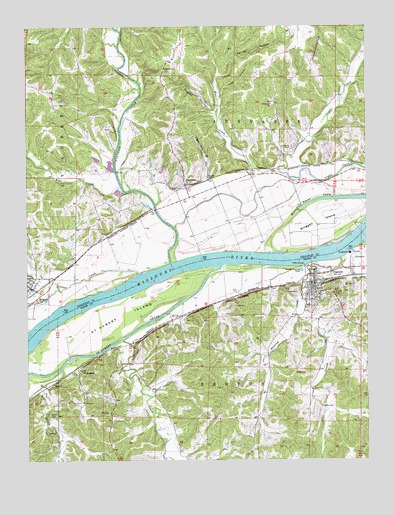 Mokane East, MO USGS Topographic Map