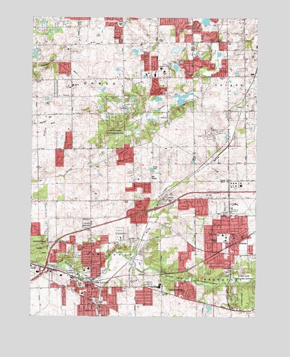 Mokena, IL USGS Topographic Map