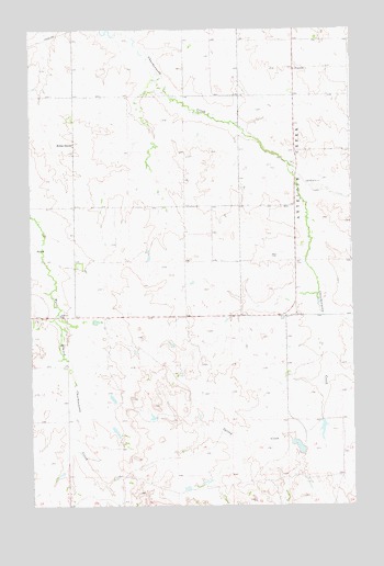 Moline School, ND USGS Topographic Map