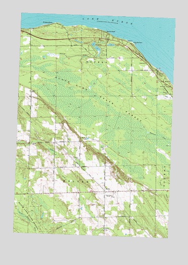 Moltke, MI USGS Topographic Map
