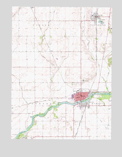 Momence, IL USGS Topographic Map