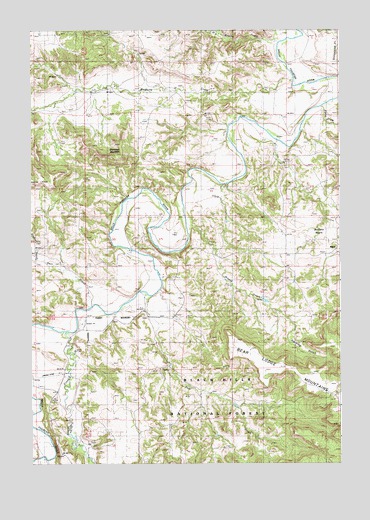 Mona, WY USGS Topographic Map