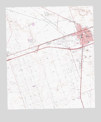 Monahans, TX USGS Topographic Map