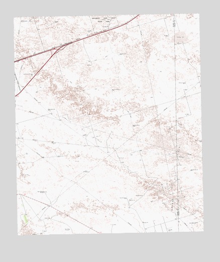 Monahans SE, TX USGS Topographic Map