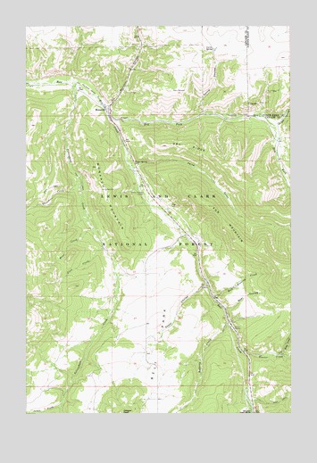 Monarch, MT USGS Topographic Map