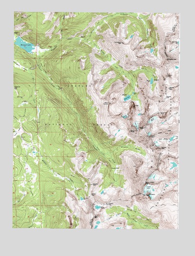 Monarch Lake, CO USGS Topographic Map