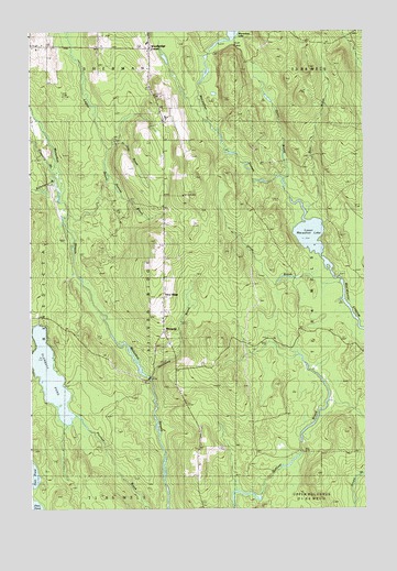 Monarda, ME USGS Topographic Map