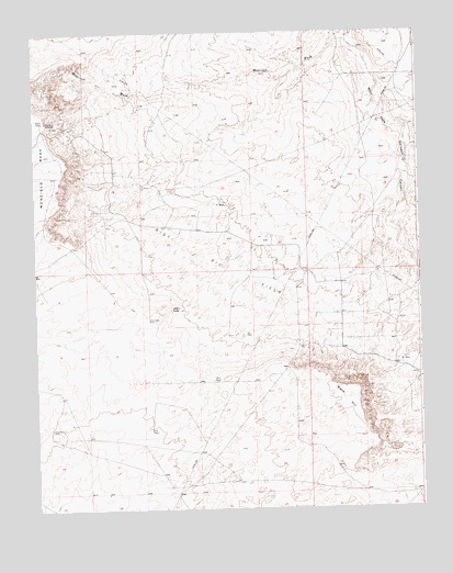 Moncisco Wash, NM USGS Topographic Map