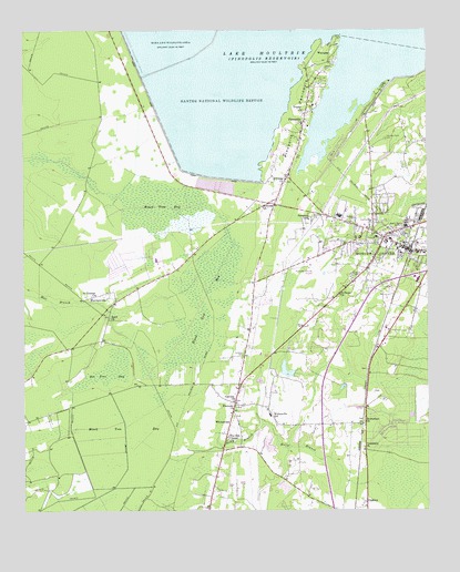 Moncks Corner, SC USGS Topographic Map