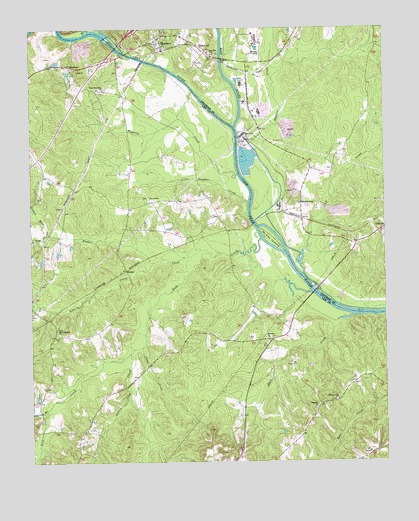 Moncure, NC USGS Topographic Map