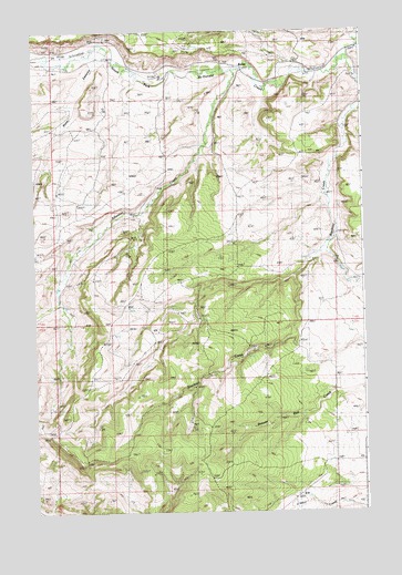 Becket, MT USGS Topographic Map