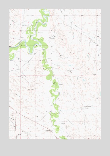 Monday Creek, MT USGS Topographic Map