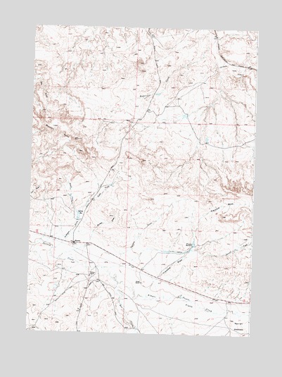 Moneta, WY USGS Topographic Map