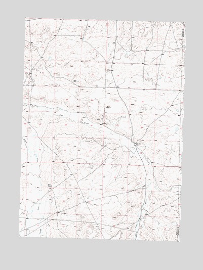 Moneta SE, WY USGS Topographic Map