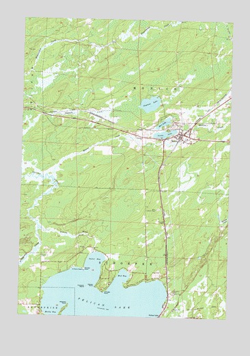 Monico, WI USGS Topographic Map
