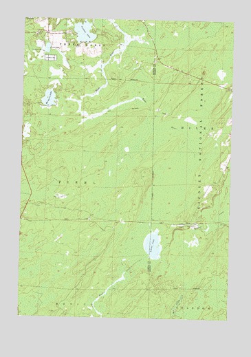 Monico NE, WI USGS Topographic Map