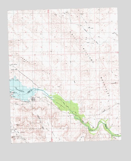 Monkeys Head, AZ USGS Topographic Map