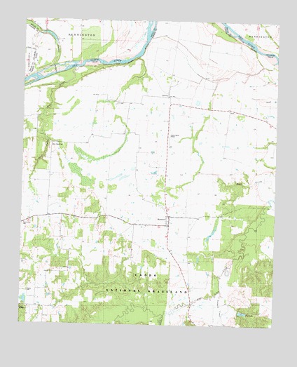 Monkstown, TX USGS Topographic Map