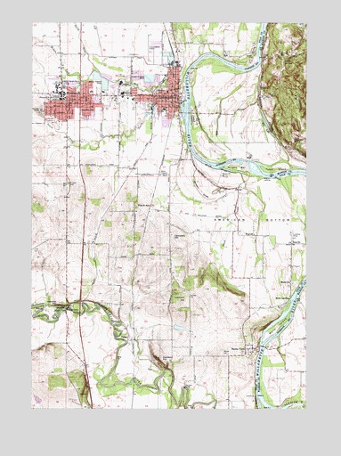 Monmouth, OR USGS Topographic Map