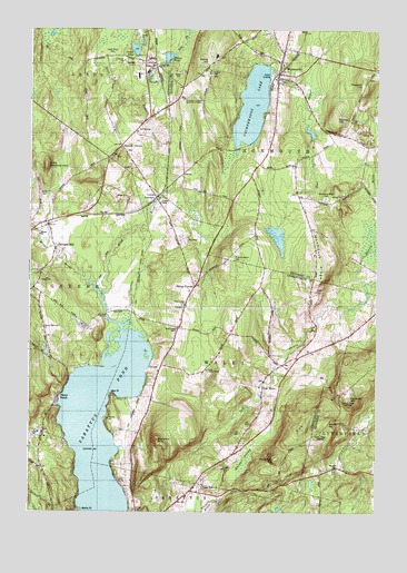 Monmouth, ME USGS Topographic Map