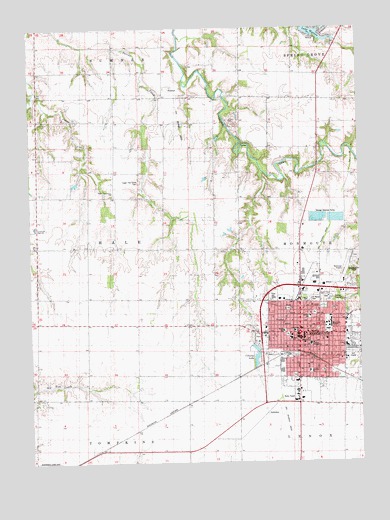 Monmouth, IL USGS Topographic Map