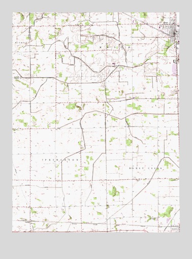 Monon, IN USGS Topographic Map