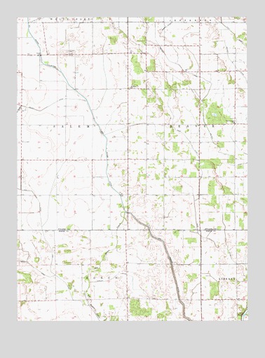 Monon NE, IN USGS Topographic Map