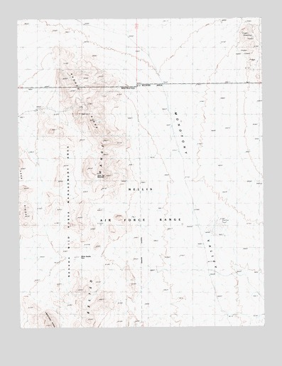 Monotony Valley, NV USGS Topographic Map