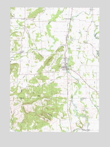 Monroe, OR USGS Topographic Map