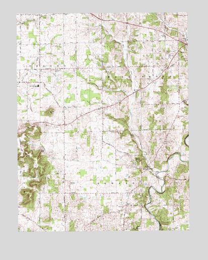 Becks Mill, IN USGS Topographic Map