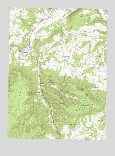 Monroeton, PA USGS Topographic Map