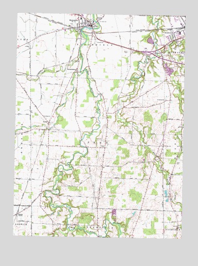 Monroeville, OH USGS Topographic Map