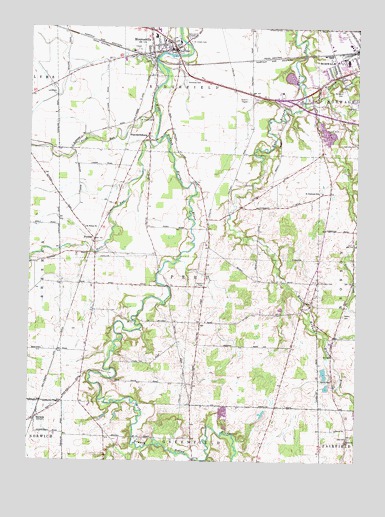 Monroeville, OH USGS Topographic Map