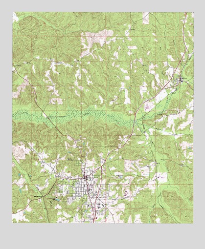 Monroeville, AL USGS Topographic Map