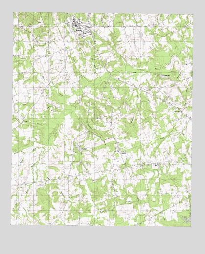 Beckville, TX USGS Topographic Map