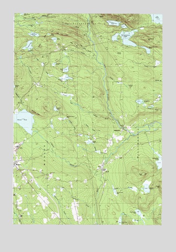Monson East, ME USGS Topographic Map