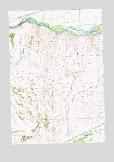 Montaqua, MT USGS Topographic Map