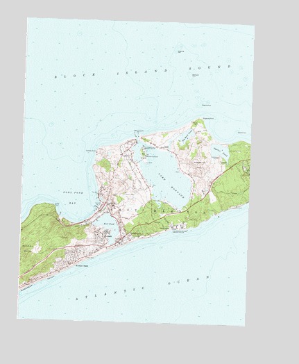Montauk Point, NY USGS Topographic Map