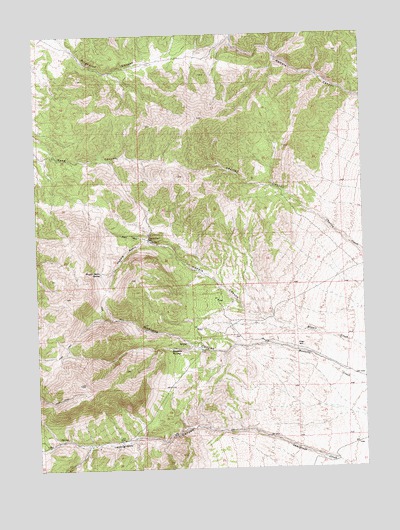Montello Canyon, NV USGS Topographic Map