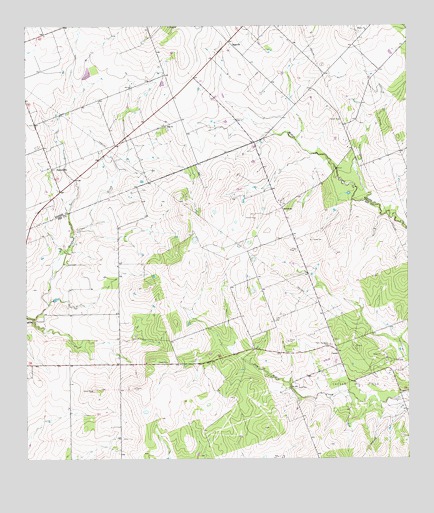 Monteola, TX USGS Topographic Map