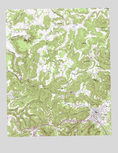 Monterey, TN USGS Topographic Map