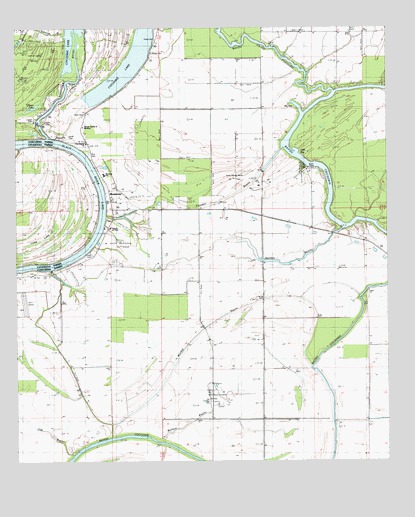 Monterey, LA USGS Topographic Map