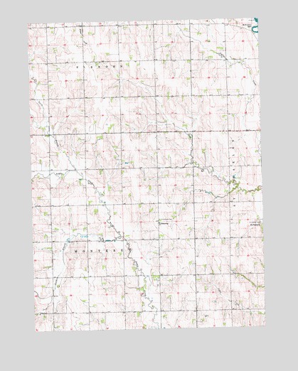 Monterey, NE USGS Topographic Map