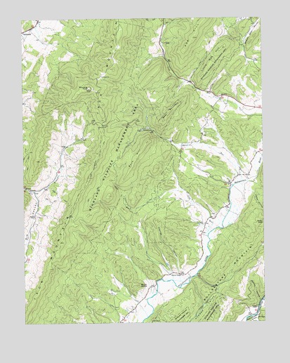 Monterey SE, VA USGS Topographic Map