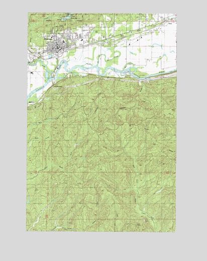 Montesano, WA USGS Topographic Map